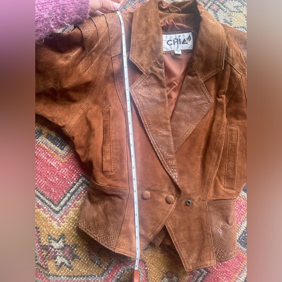 Amazing Suede and Leather Vintage Jacket - Picture 5 of 6